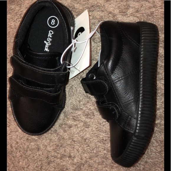 cat and jack black shoes